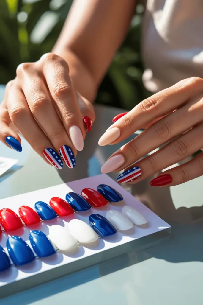 Patriotic Press-On Perfection