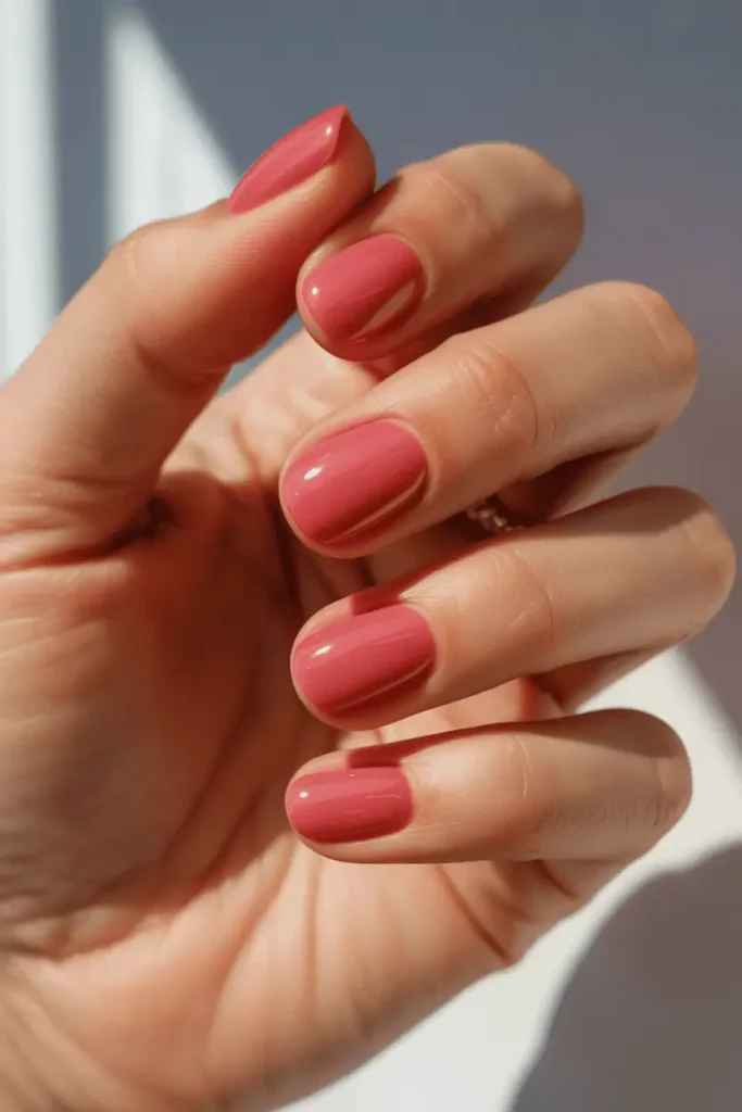 Jelly Pink or Jelly Red Nails