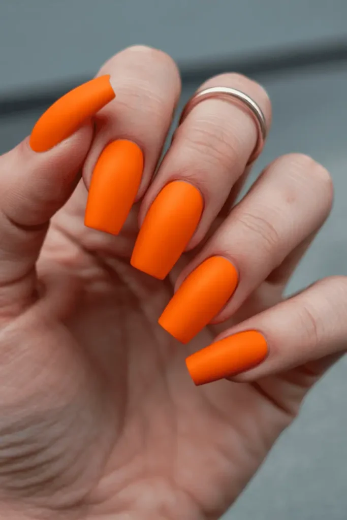 Tangerine Orange with Matte Finish