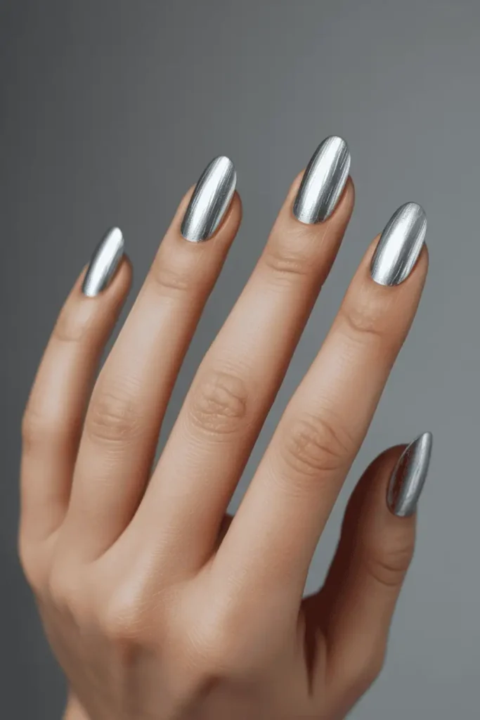 Chrome with Matte Top Coat Combo