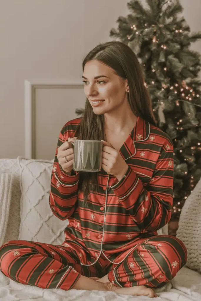 Festive Christmas Pajama Set