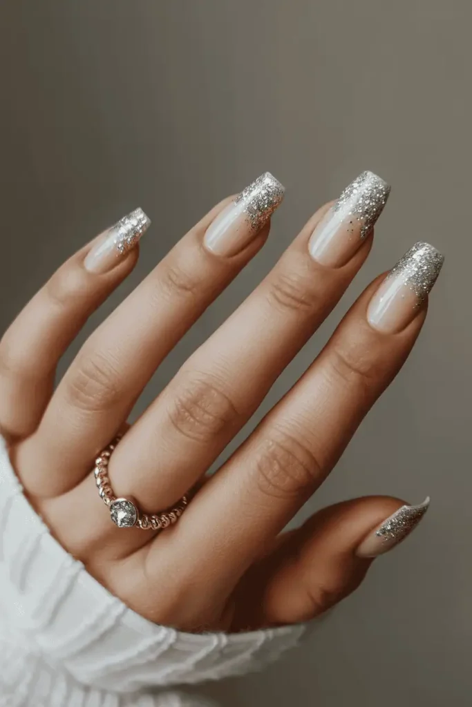 OmbrΓ© Glitter From Nude To Full Sparkle