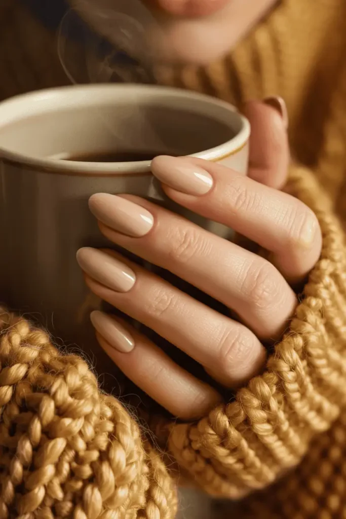 Chai Latte Gel on Almonds
