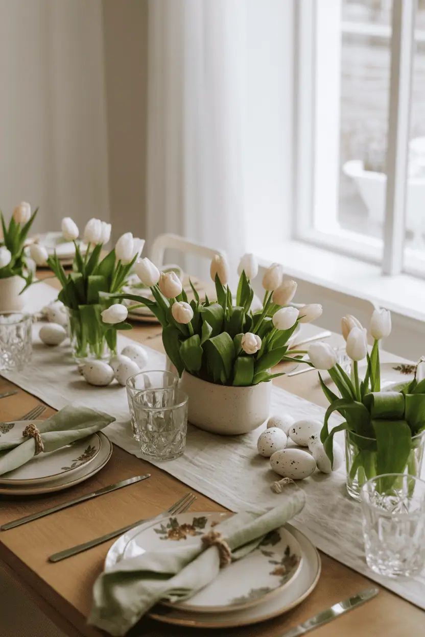 Easter Table Settings: Fresh and Simple Ideas