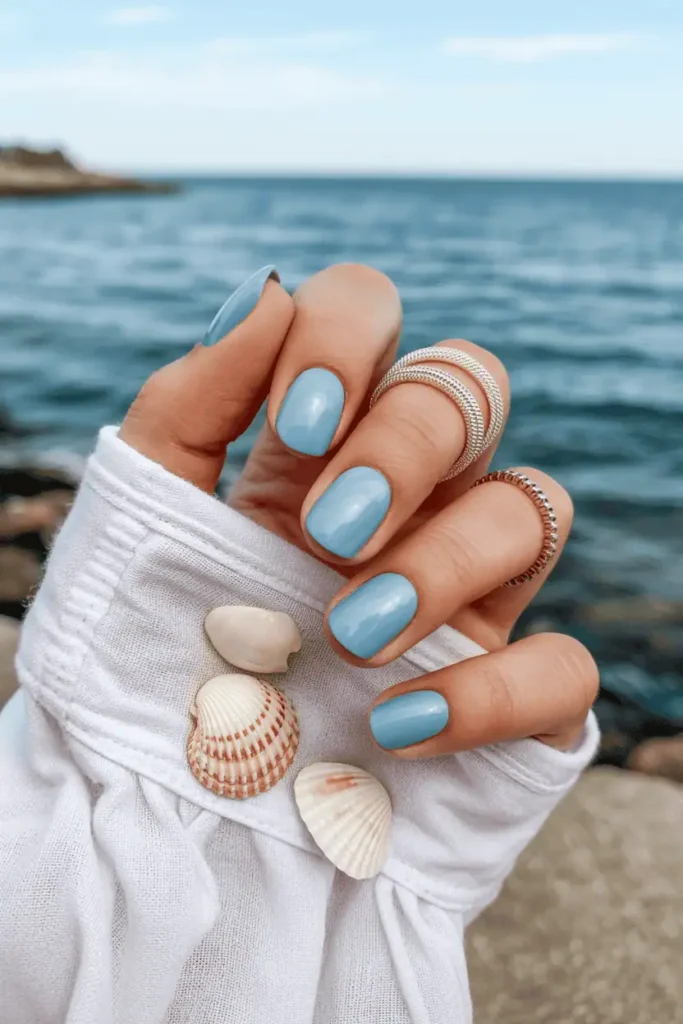 Sky Blue for Coastal Getaways