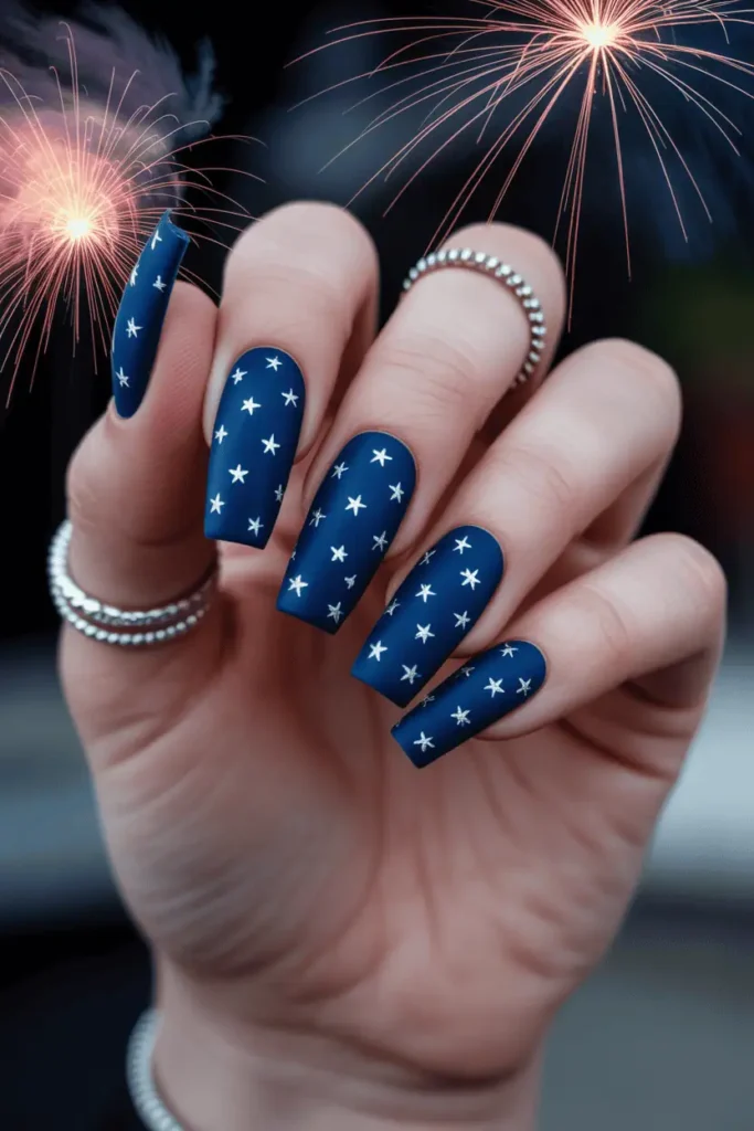 Starry Night Sky Nails