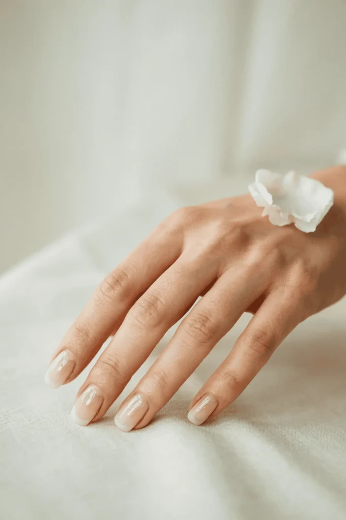 Classic French Ombre on Square Nails