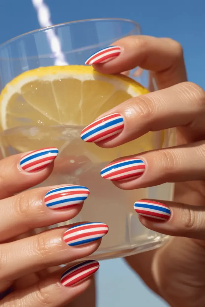 Classic Red, White, and Blue Stripes