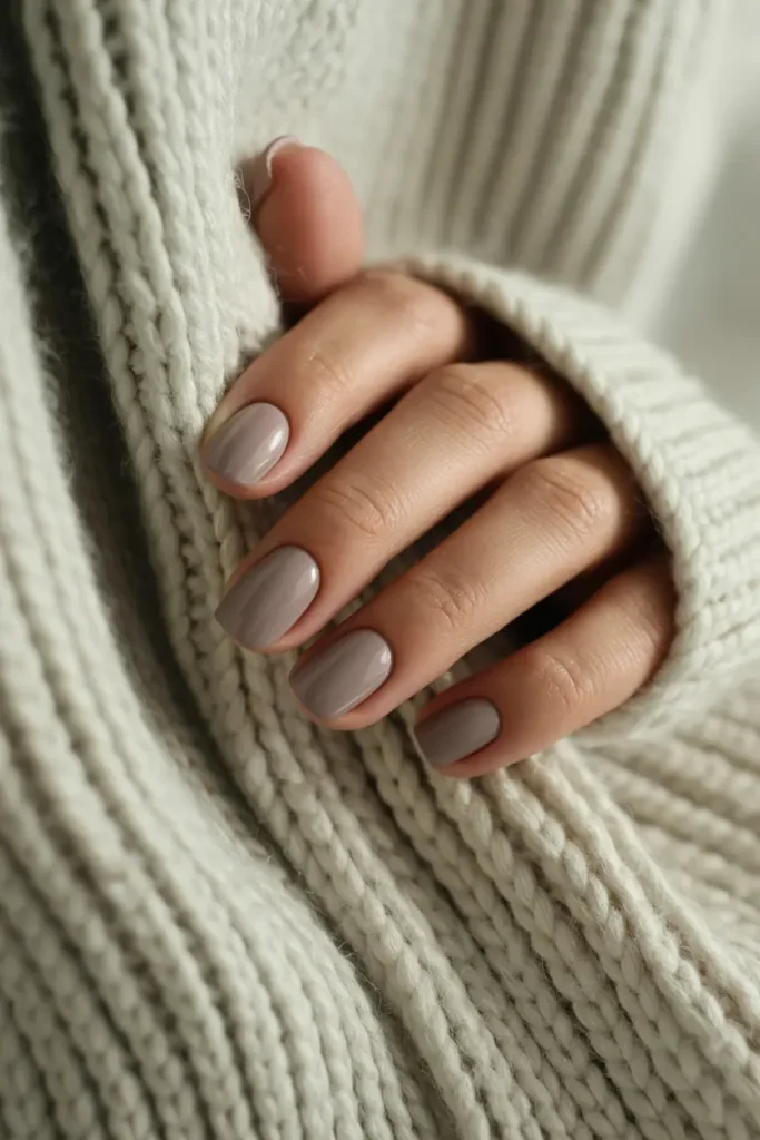 Soft Taupe Square Tips