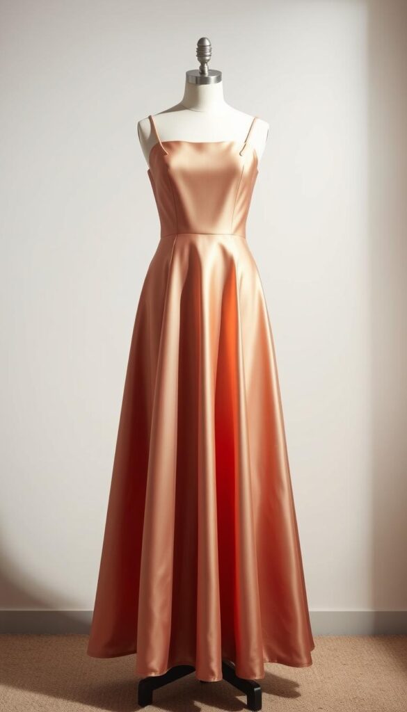 A classically elegant A-line graduation dress with a timeless silhouette. The dress features a fitted bodice, delicate shoulder straps, and a flowing skirt that gently flares out from the waist. The fabric has a subtle sheen, reflecting the soft lighting that illuminates the scene. The dress is displayed against a neutral, minimalist background, allowing the beauty of the garment to take center stage. The overall atmosphere is one of refined sophistication and understated glamour, perfectly capturing the mood of a memorable graduation celebration. A classically elegant A-line graduation dress with a timeless silhouette. The dress features a fitted bodice, delicate shoulder straps, and a flowing skirt that gently flares out from the waist. The fabric has a subtle sheen, reflecting the soft lighting that illuminates the scene. The dress is displayed against a neutral, minimalist background, allowing the beauty of the garment to take center stage. The overall atmosphere is one of refined sophistication and understated glamour, perfectly capturing the mood of a memorable graduation celebration.
