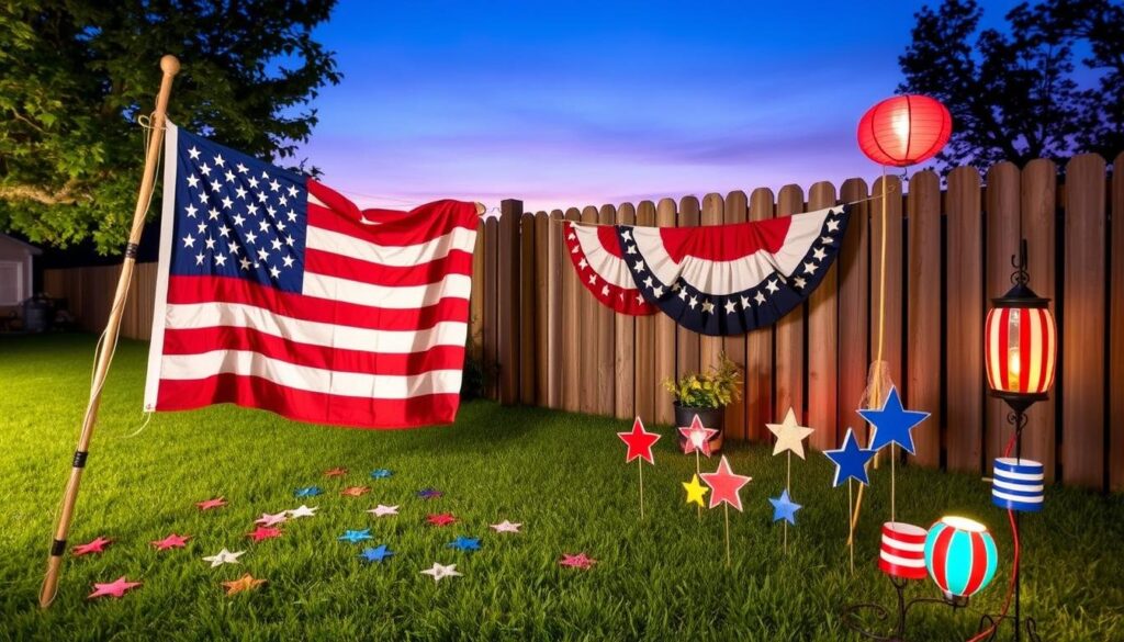American flag yard decor American flag yard decor