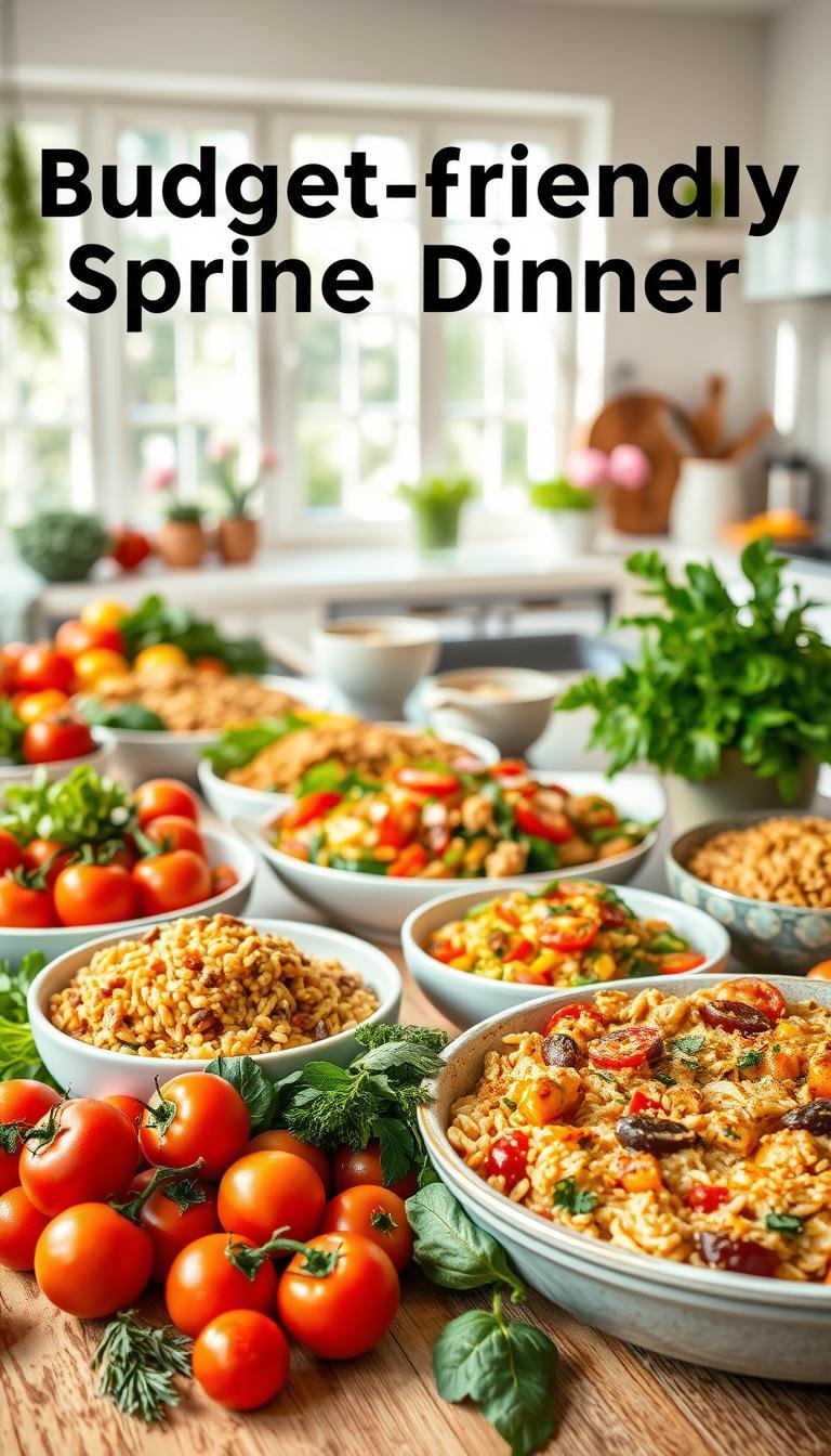 Budget-Friendly Spring Dinner Ideas