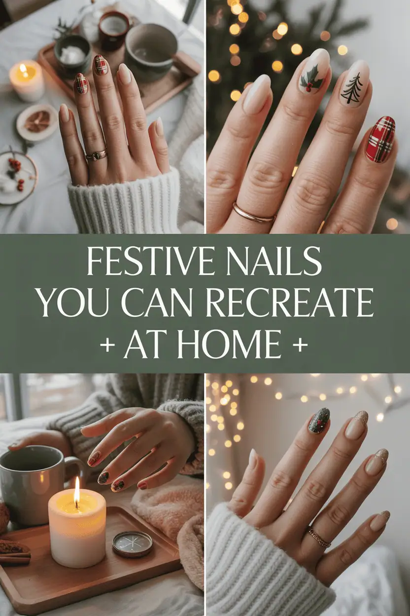 🎅 10 Easy DIY Christmas Nail Ideas You Can Recreate at Home