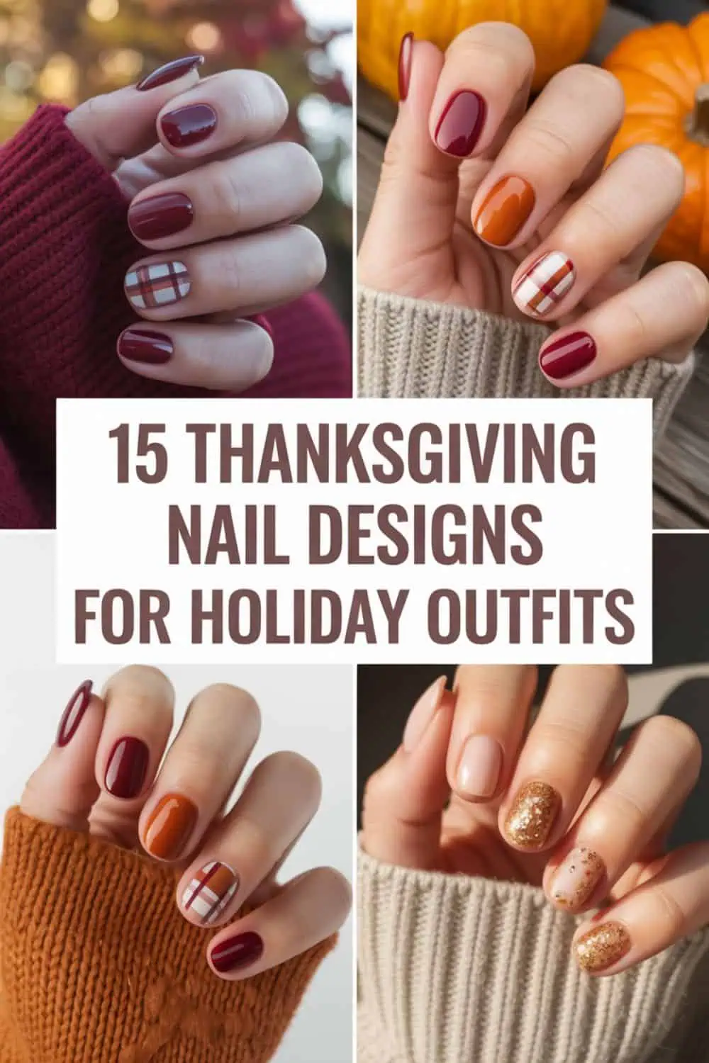 15 Thanksgiving Nail Designs That Pair with Your Holiday Outfit