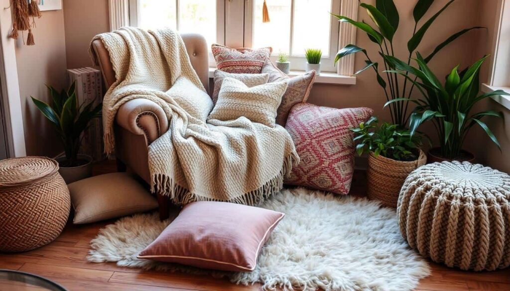 Cozy textiles for comfort Cozy textiles for comfort