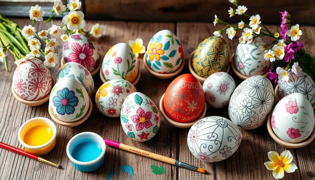 DIY Easter Egg Decorating Ideas with Edible Paints