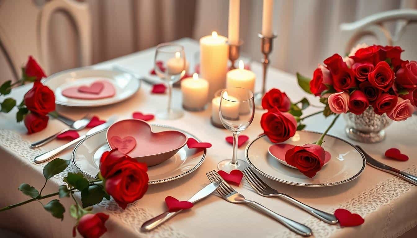DIY Valentine’s Day Table Settings for a Romantic Dinner