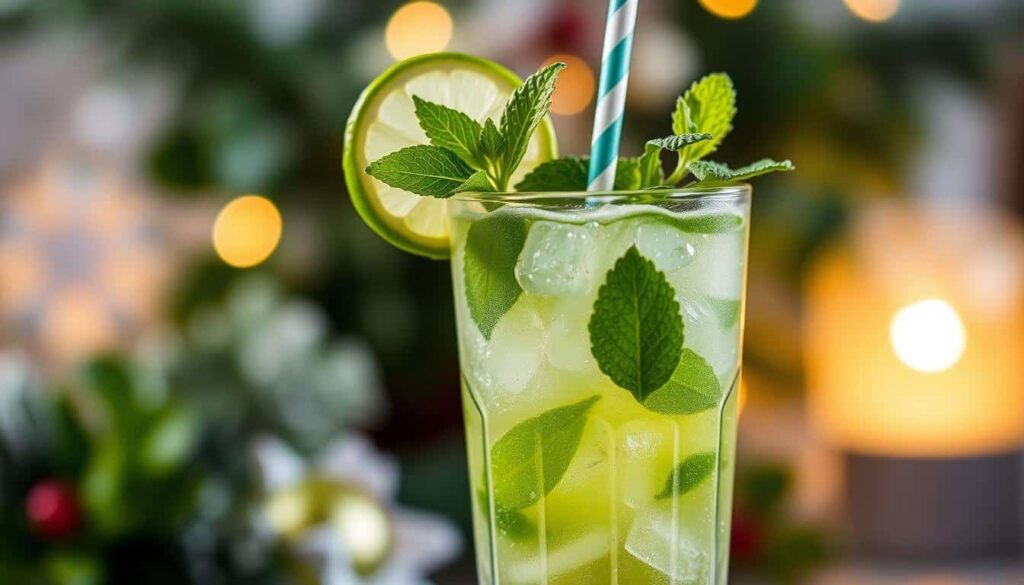 Minty Lime Mojito Mocktail Minty Lime Mojito Mocktail