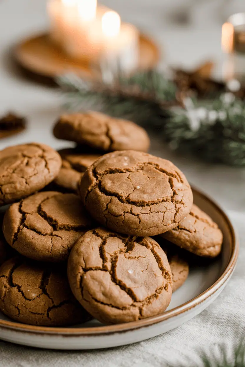 Soft & Chewy Molasses Cookies