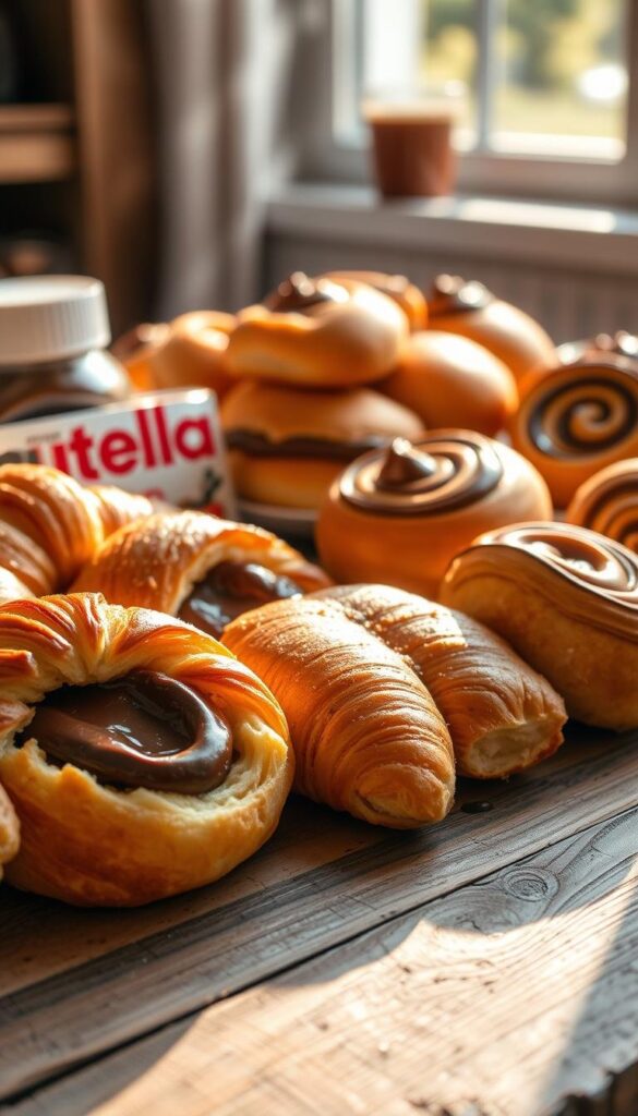 Nutella breakfast pastries Nutella breakfast pastries