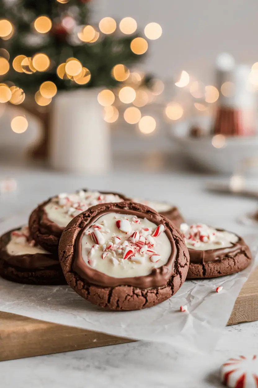 Peppermint Bark Cookies