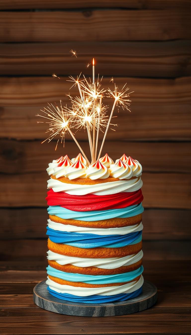 How to Make a 4th of July Cake That Stuns