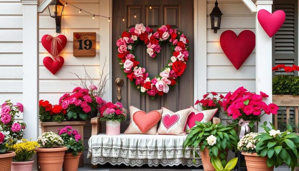 Valentine's day porch decor Valentine's day porch decor