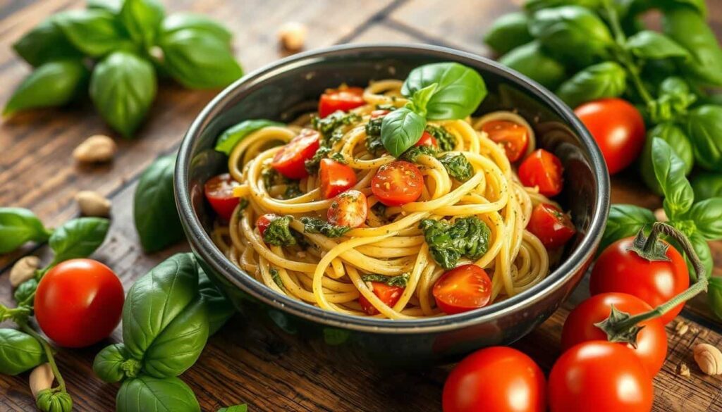 Vegetarian Pesto Pasta Recipes Vegetarian Pesto Pasta Recipes