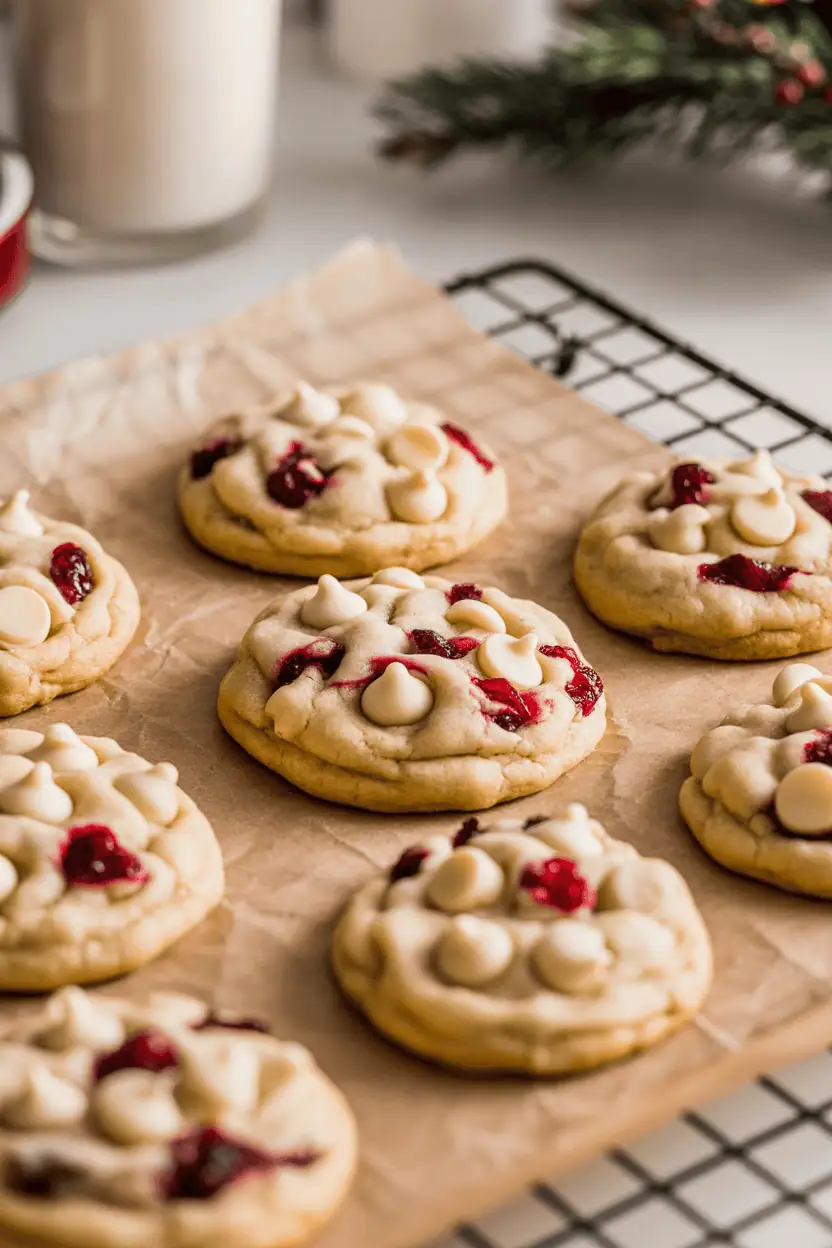 White Chocolate Cranberry Cookies