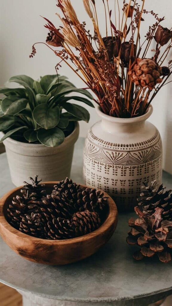 Scandinavian style with rustic decor