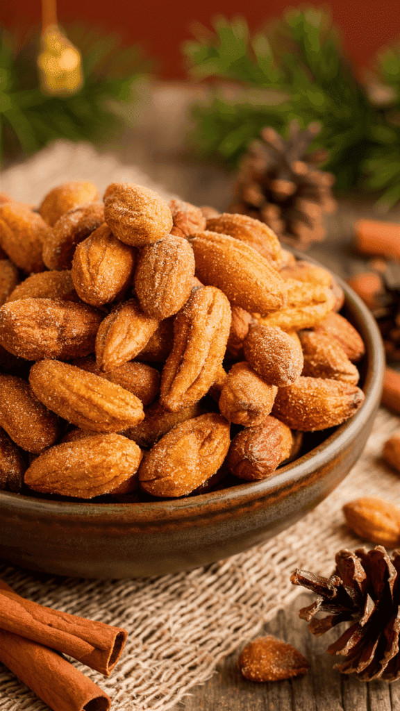 Cinnamon Sugar Roasted Nuts