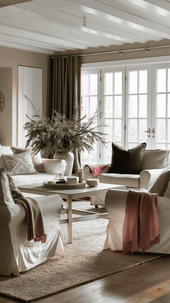 Cozy winter decor style