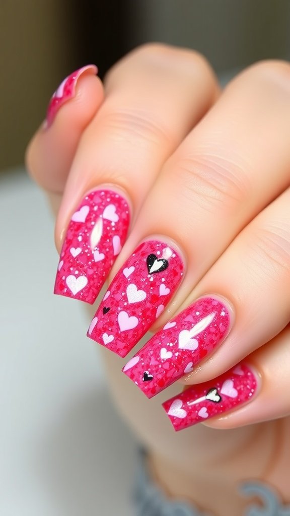 15 Stunning Glitter Nail Designs for Valentine's Day