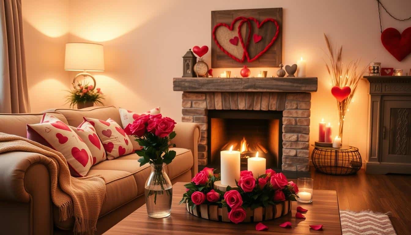 Cozy Valentine’s Living Room Decor Ideas