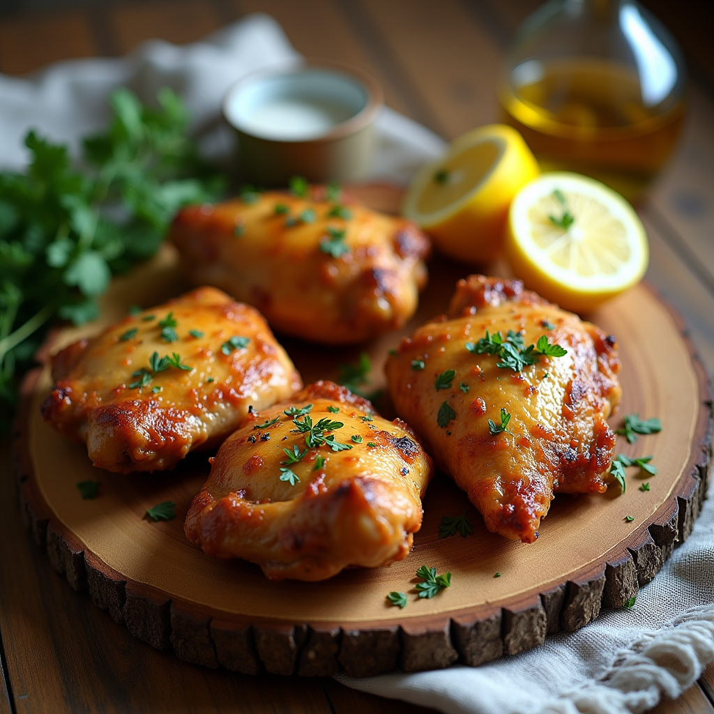 Easy Baked Chicken Thighs