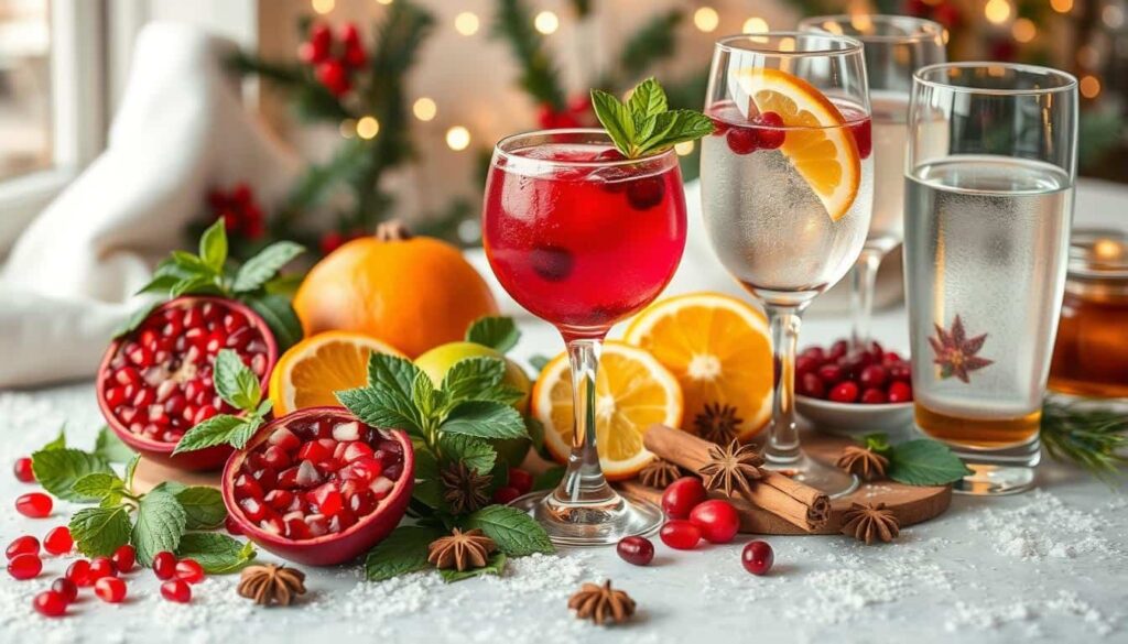 festive mocktail ingredients festive mocktail ingredients