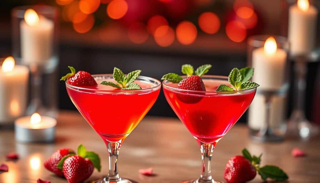 heart-shaped cocktails heart-shaped cocktails