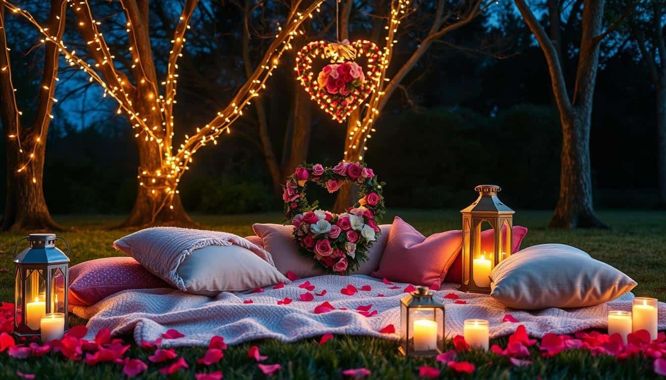 Outdoor Valentine’s Day Decor Ideas for a Cozy Evening