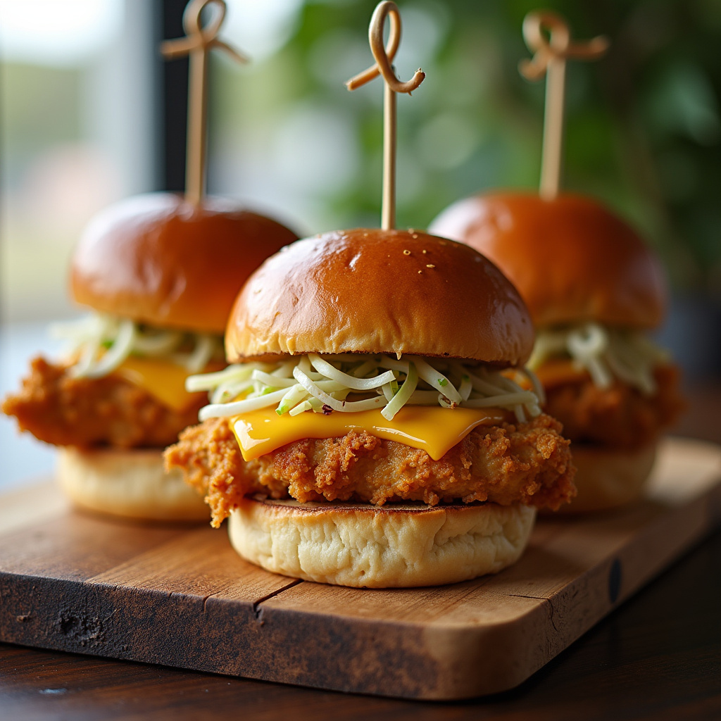Pulled Chicken Sliders