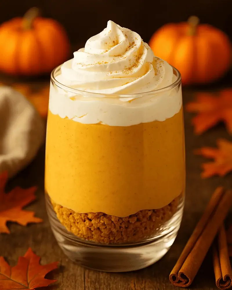 No-Bake Pumpkin Cheesecake Parfaits