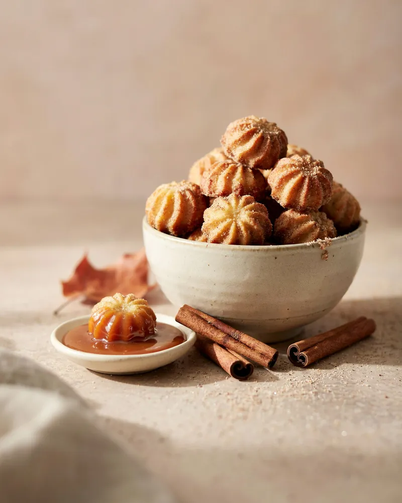 Pumpkin Churro Bites