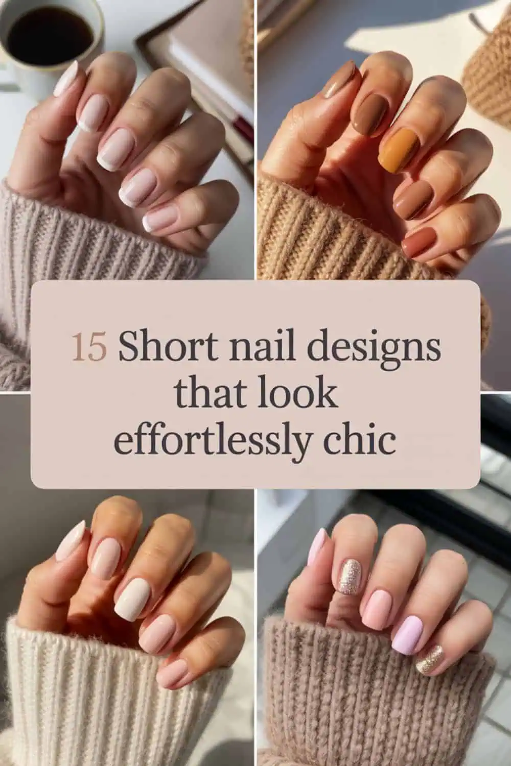 💅 15 Short Nail Designs That Still Look Chic