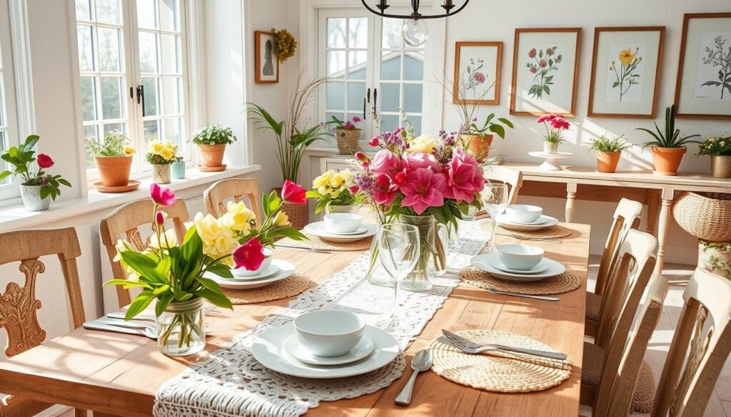 spring home decor dining room spring home decor dining room