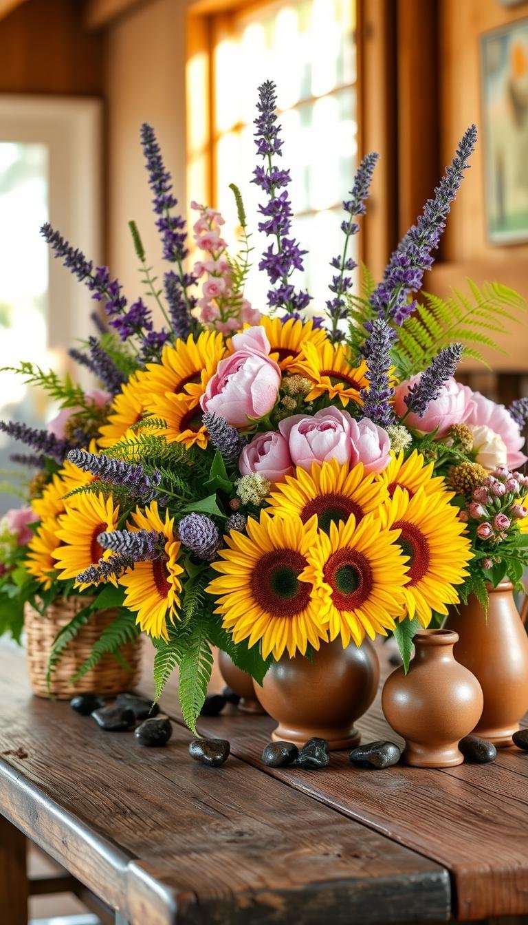Summer Floral Accents: How to Decorate with Sunflowers, Lavender & More