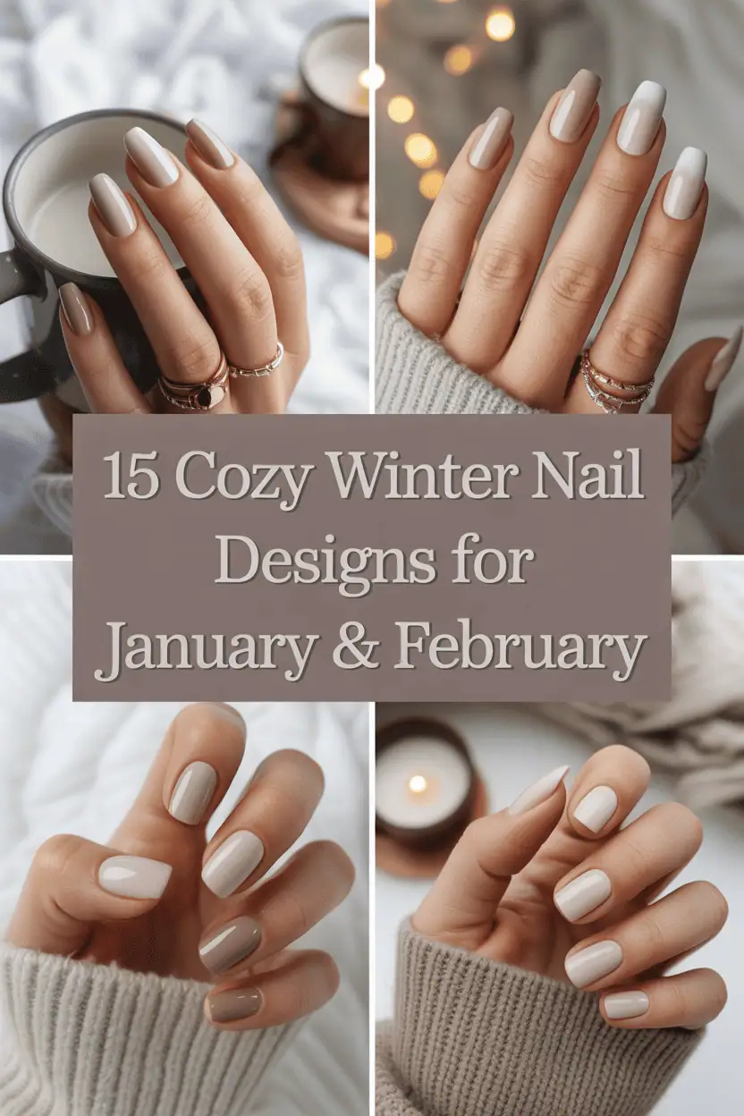 ❄️ 15 Cozy Winter Nail Designs for January & February
